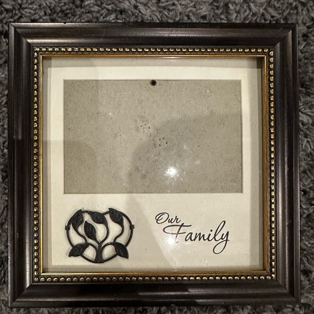 Malden International Designs Chateau Collection Our Family Picture Frame, 4”x6”